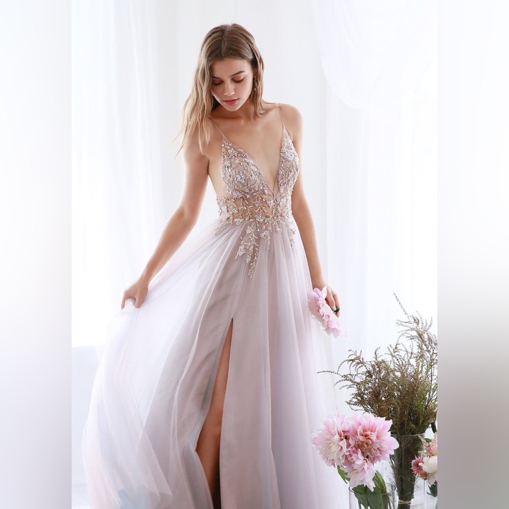 ANDREA AND LEO ROSEWOOD PROM DRESS - Picture 3 of 4